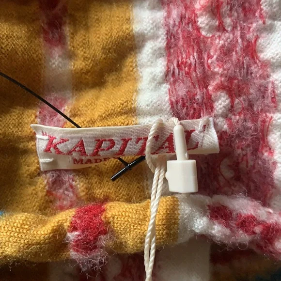 NWT KAPITAL KOUNTRY compressed pattern scarf - Picture 10 of 12